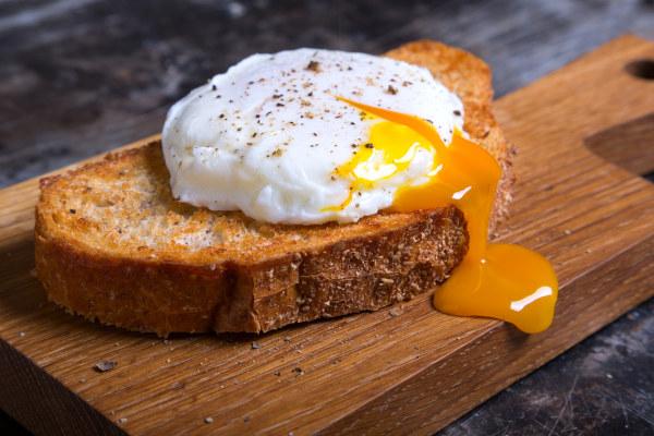 huevo poche receta alimentación sana