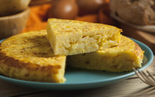 Tortilla de patatas saludable