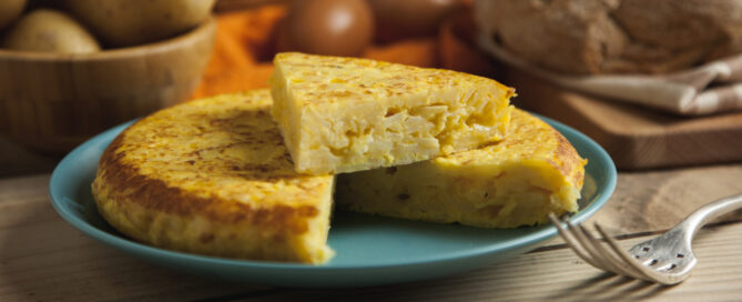 Tortilla de patatas saludable