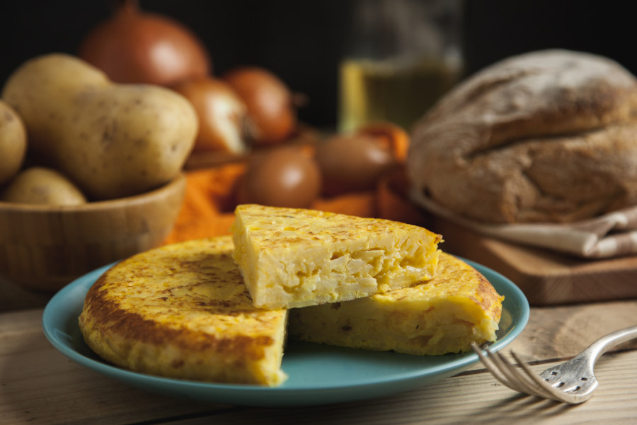 Tortilla de patatas saludable