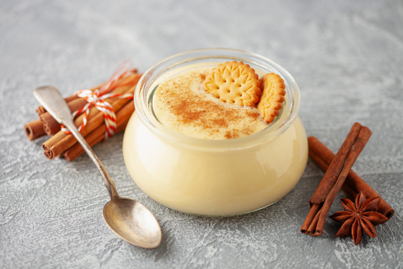 natillas huevo navidad